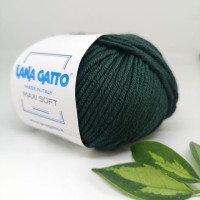 Włóczka Maxi Soft 8563 Verdone - 100% wełna merino extrafine