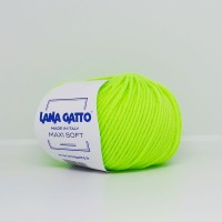 Włóczka Maxi Soft A1783 Lime - 100% wełna merino extrafine