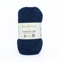 Włóczka Summerlite 4ply 429 Navy Ink - 100% bawełna