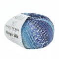 włóczka magic silk w odcieniach niebieskiego