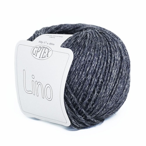 włóczka laniana Puro lino blu