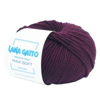 Włóczka Maxi Soft 19004 Vino - 100% wełna merino extrafine
