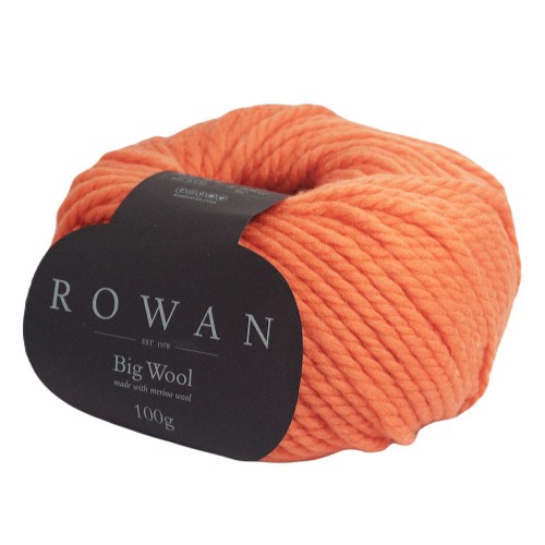 pomarańczowa włóczka big wool
