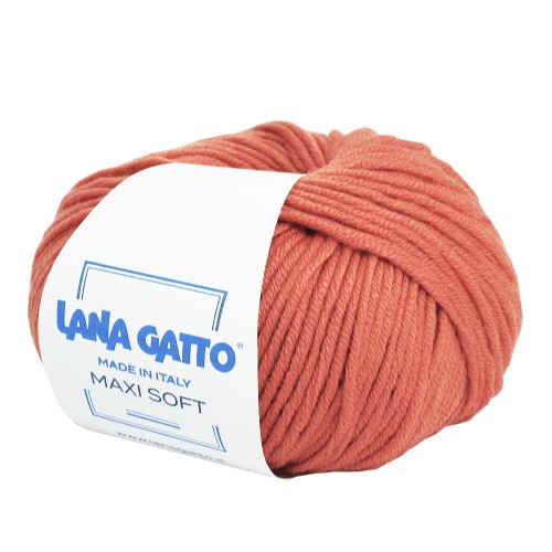 pomarańczowa włóczka merino na sweter