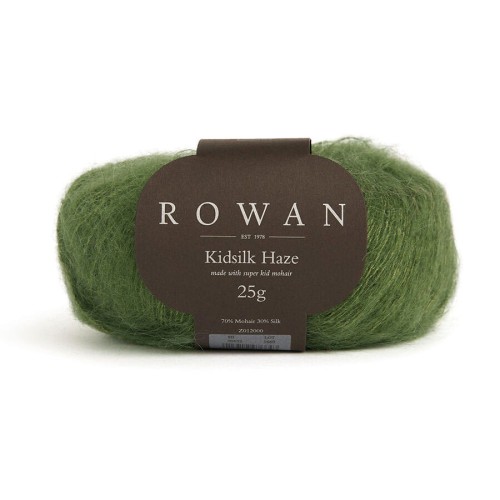 oliwkowy moher z jedwabiem rowan