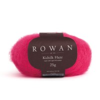 Włóczka Kidsilk Haze 714 Fuschsia - mieszanka jedwabiu z kidmoherem