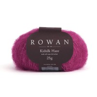 Włóczka Kidsilk Haze 717 Magenta - mieszanka jedwabiu z kidmoherem