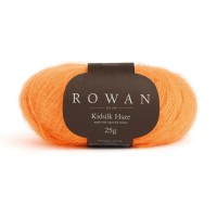 Włóczka Kidsilk Haze 728 Pumpkin - mieszanka jedwabiu z kidmoherem