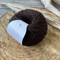 Włóczka Dolly 125 203 - gorzka czekolada 50g/125m (Laines du Nord)
