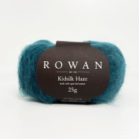 Włóczka Kidsilk Haze 671 Peacock - mieszanka jedwabiu z kidmoherem
