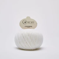 Włóczka Cardiff Cashmere Small 623 Candido - 100% kaszmir