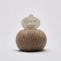 Włóczka Cardiff Cashmere Small 511 Brown - 100% kaszmir