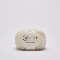 Włóczka Cardiff Brushlight 101 White