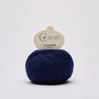 Włóczka Cardiff Cashmere Classic 638 Indaco - 100% kaszmir