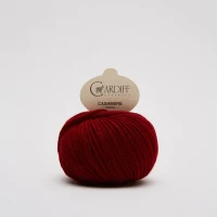 Włóczka Cardiff Cashmere Classic 714 Scarlatta - 100% kaszmir