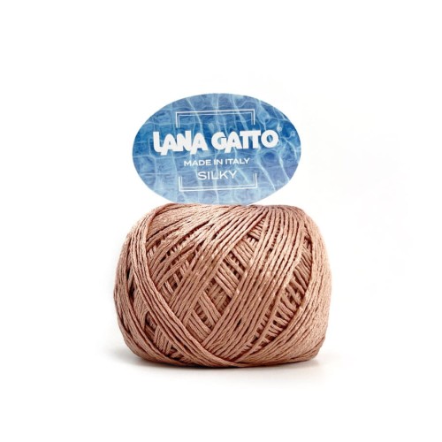 jedwabna włóczka silky lana gatto 8731