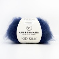 Włóczka Kid Silk 004 Marine - mieszanka kidmoheru z jedwabiem