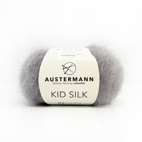 włóczka kid  silk 018 austerman