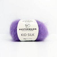 Włóczka Kid Silk 047 Flieder - mieszanka kidmoheru z jedwabiem