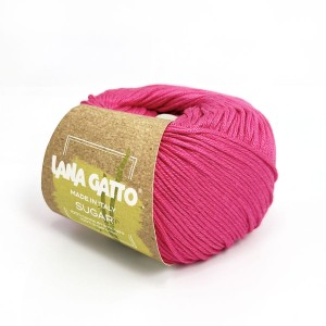 Włóczka Sugar 8880 Fuxia - 100% wiskoza z trzciny cukrowej
