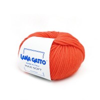 Włóczka Maxi Soft 14644 Arancio - 100% welna merino extrafine