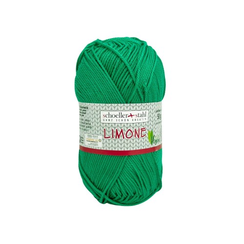 zielona włóczka bawełniana limone