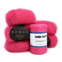 Kidsilk haze 713 z Harmony 14446 - zestaw włóczek na sweter 