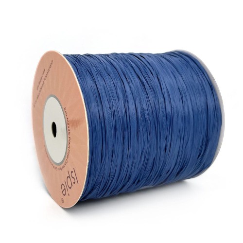 niebieska włóczka rafia ispie retro blue