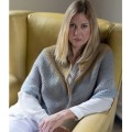 wzór na chustę z włóczki Poema cashmere