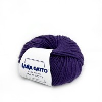 Włóczka Maxi Soft 14600 Prugna - 100% wełna merino extrafine