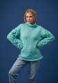 sweter z włóczki BIG WOOL