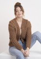 gruby sweter z włóczki big wool