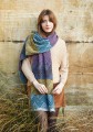 szal z włóczki felted tweed
