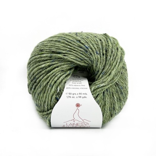 pistacjowa włóczka Aran Tweed