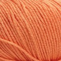 pomarańczowa włóczka baby soft laines du nord