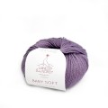 wrzosowa włóczka baby soft 146