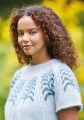 bluzka z włóczki Summerlite 4ply i Kidsilk haze