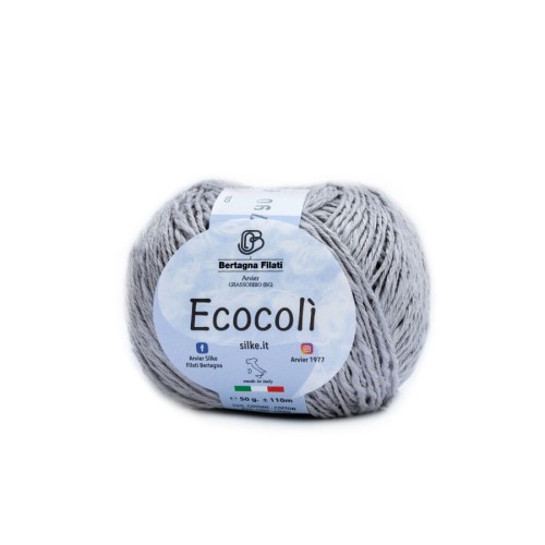 Włóczka Ecocoli 790 - mieszanka lnu i bawełny