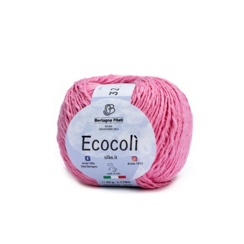 Włóczka Ecocoli 32 - mieszanka lnu i bawełny