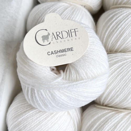 Włóczka Cardiff Cashmere Classic 623 Candido