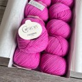 fuksjowa kaszmirowa włóczka Cardiff Cashmere