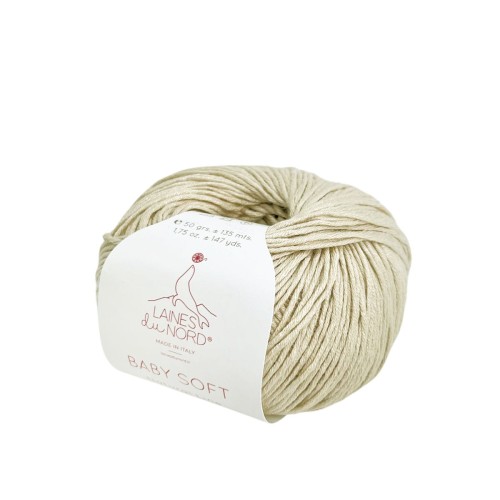Włóczka Baby Soft 502 - mieszanka bawełny z włóknem sojowym