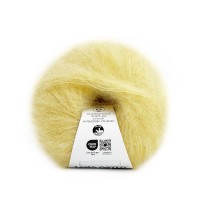 Włóczka  Silk Mohair Lux 30792 Pulcino - kidmoher z srebrną nitką