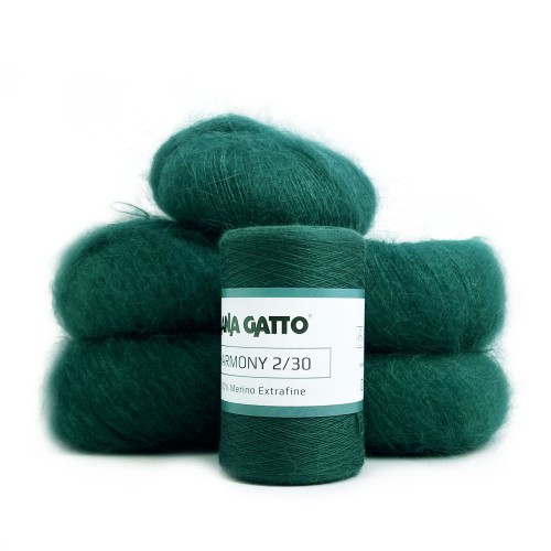 Kid silk 049 z Harmony 19059 - zestaw włóczek na sweter