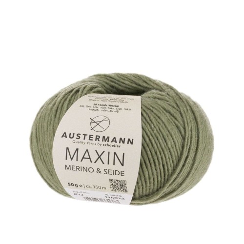 Włóczka Maxin Merino i Seide 013 Oliv