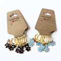 Fantazyjne znaczniki Handmade - Metalowe Misie