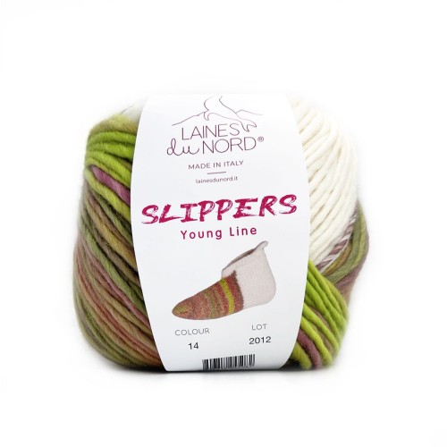 Włóczka Slippers 014 - włóczka na kolorowe