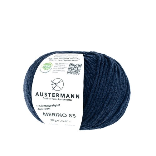 Włóczka Merino 85 color 016 Marine