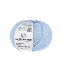 Włóczka Merino 85 color 069 Azur - 100% wełna merino superfine