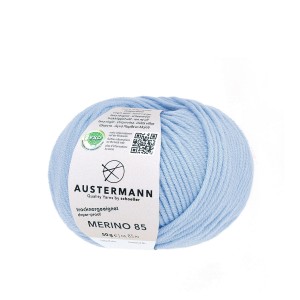 Włóczka Merino 85 color 069 Azur - 100% wełna merino superfine